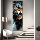 Snow Cat Painting by Numbers I